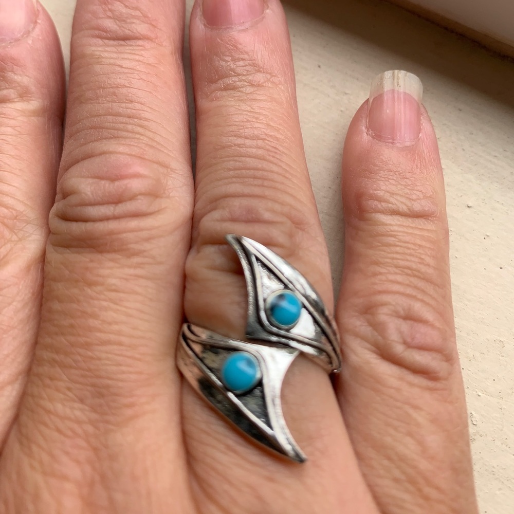 New! Vintage Turquoise Ring